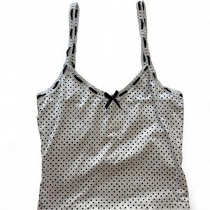 polka dot tank top